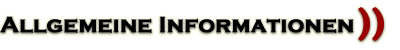 Allgemeine Praxis-Informationen